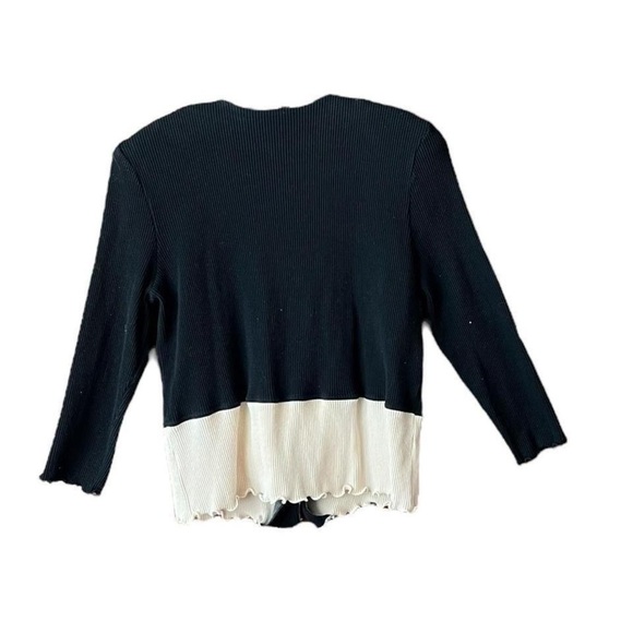 Vintage 70s sweater cardigan, concealed snap closure - Picture 2 of 3